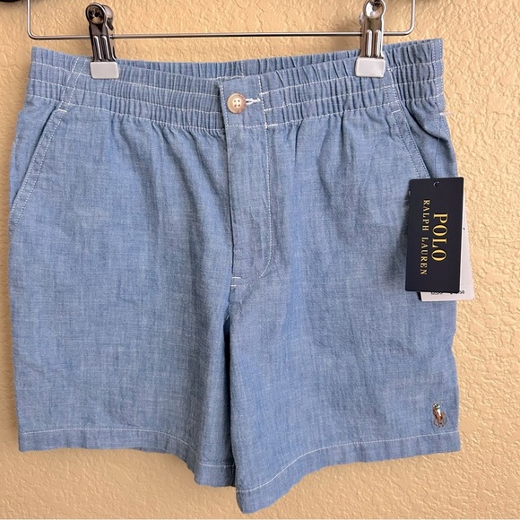 Polo Ralph Lauren Prepster Chambray Shorts - Picture 2 of 7